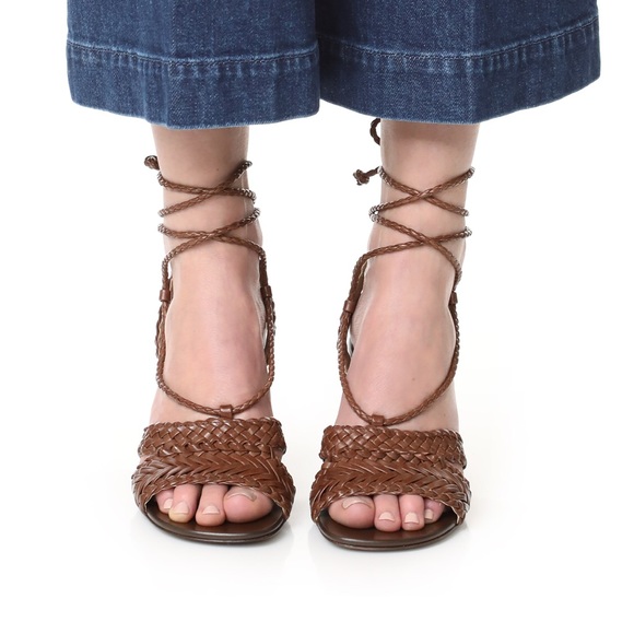 Michael Kors Collection Lawson  Lace Up Sandals - Picture 8 of 8